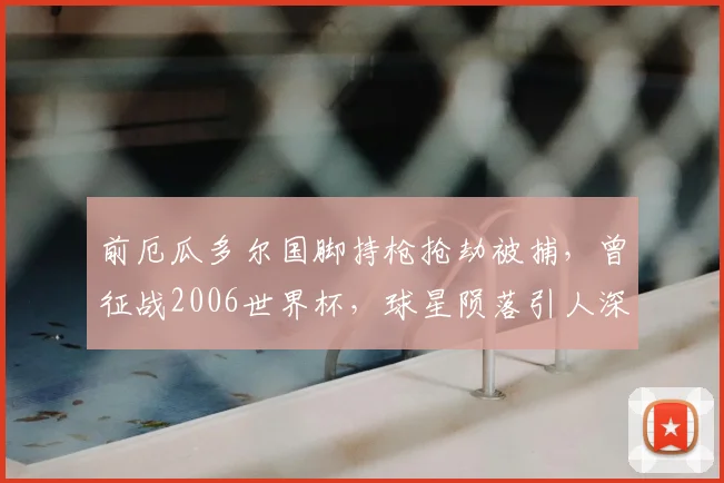 前厄瓜多尔国脚持枪抢劫被捕，曾征战2006世界杯，球星陨落引人深思